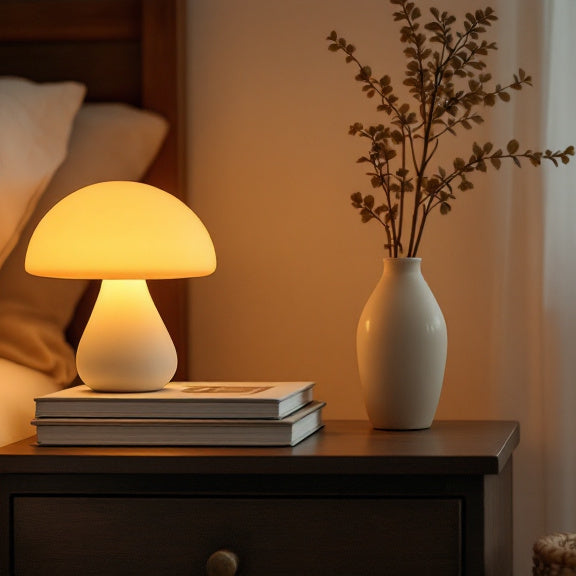 The Mushroom Lamp Trend Explained (And How to Style One in Any Room)