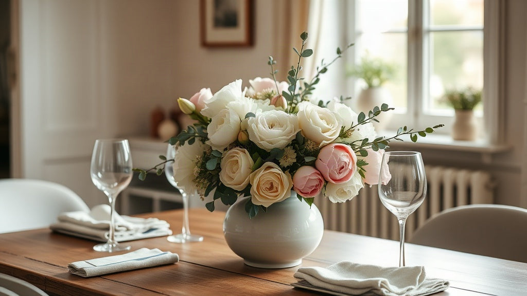 How to Make a Flower Arrangement for a Dining Table Centerpiece