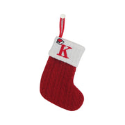 MerryNest™ Mini Knit Initial Christmas Stocking — K