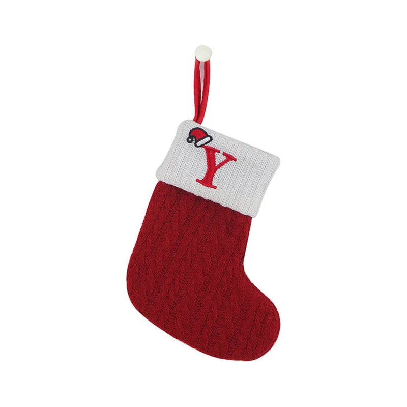 MerryNest™ Mini Knit Initial Christmas Stocking — Y