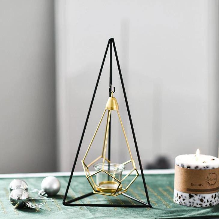 Aetheria Lantern - Iron Candle Holder