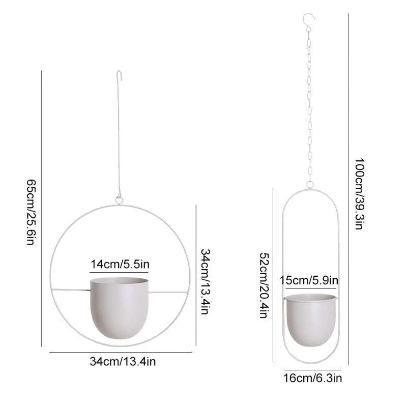AeroHalo™ - Metal Hanging Planter