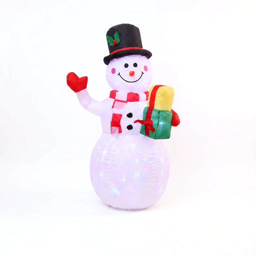 MerryNest™ Inflatable Light-Up Snowman 5ft
