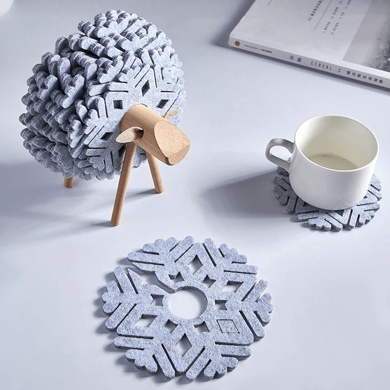 Alma Elk 12-Piece Coaster Set