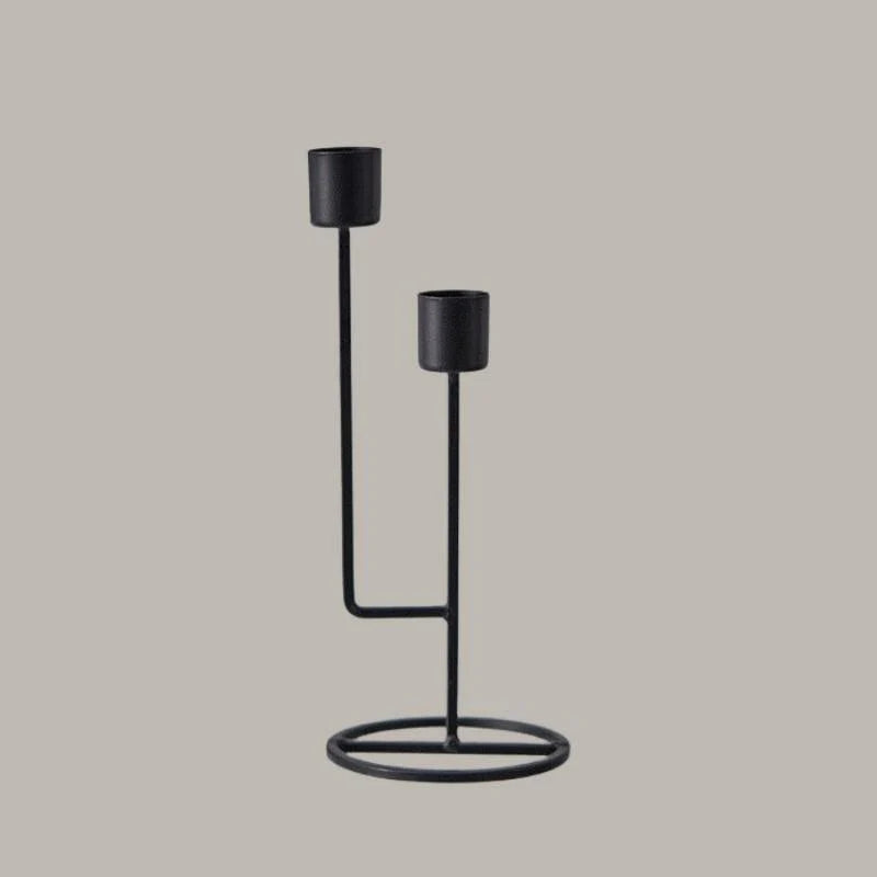 Mondrian Metal Taper Candle Holders and Candelabras