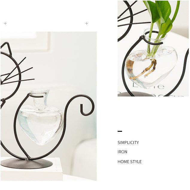 Iron Heart Kitty Planter