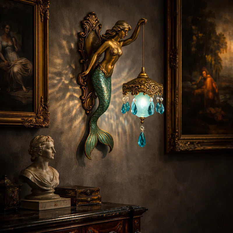 Aurelia™ - Vintage Mermaid Glow Wall Lamp
