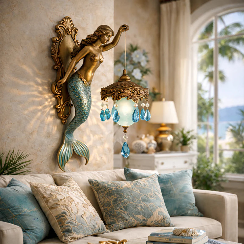 Aurelia™ - Vintage Mermaid Glow Wall Lamp