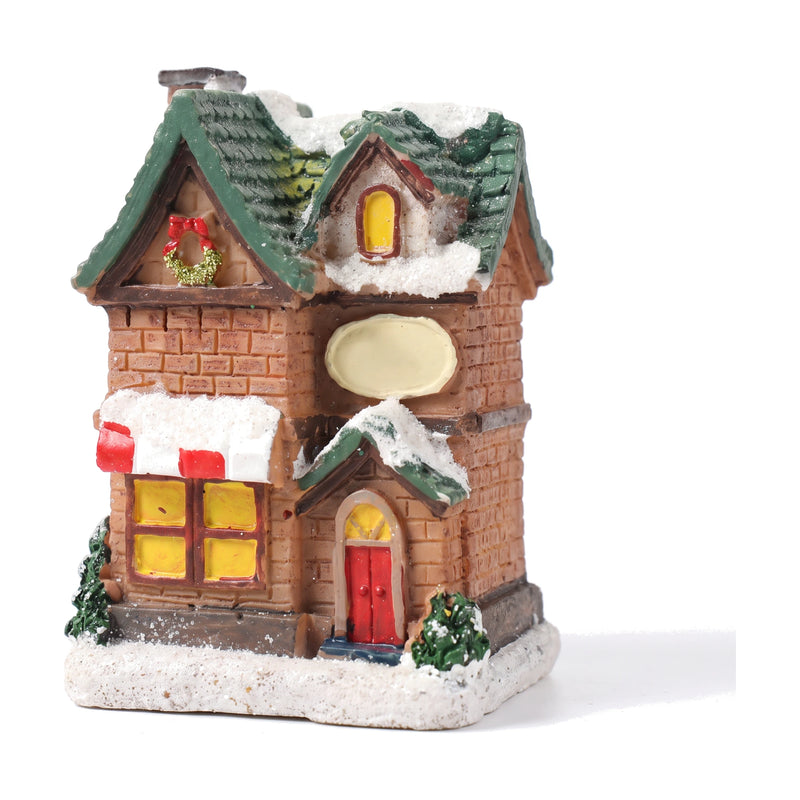 Mini Light-Up Village House Ornament