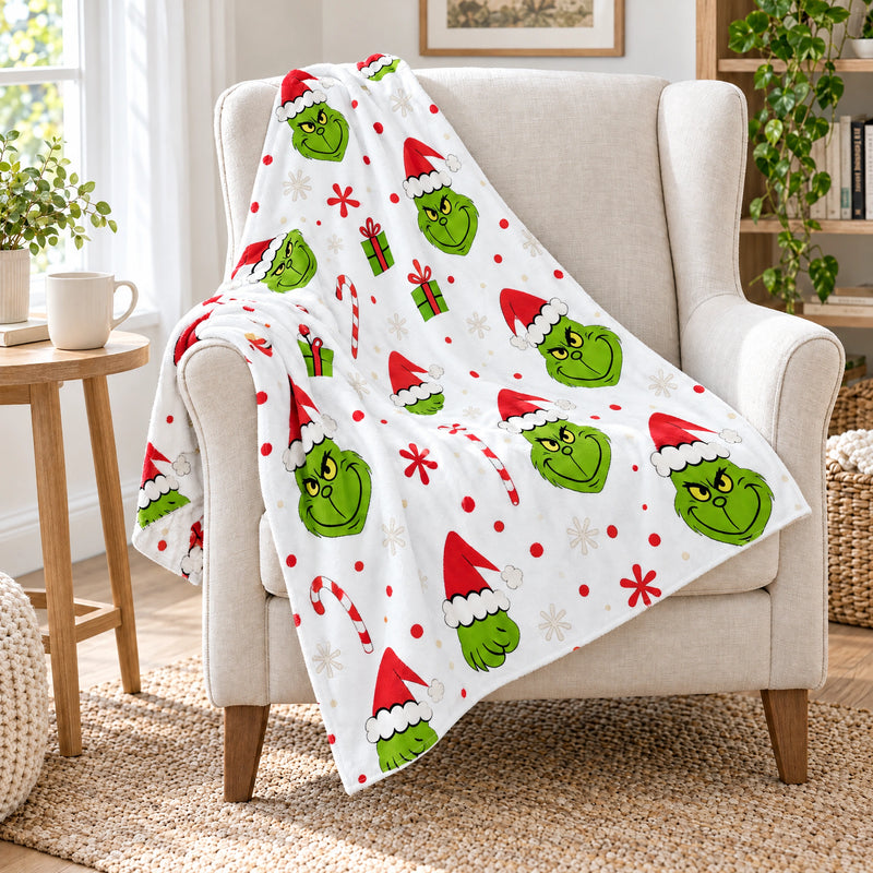WhimsyNest™ Holiday Fleece Blanket