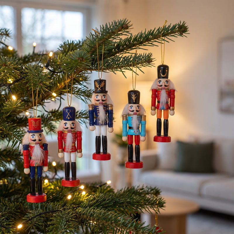Six-Piece Nutcracker Ornament Set