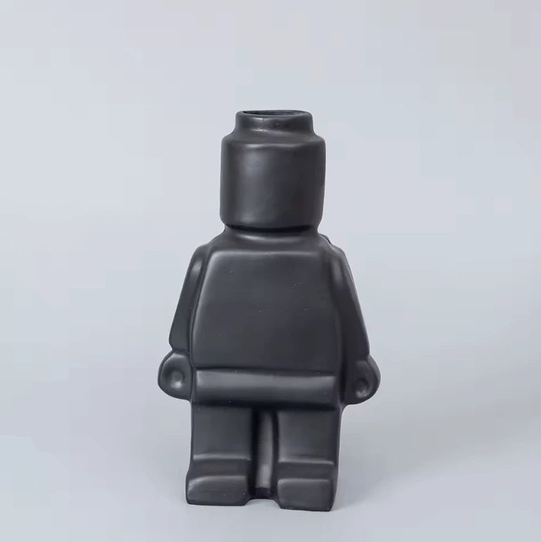 Nordic Robot Ceramic Vase