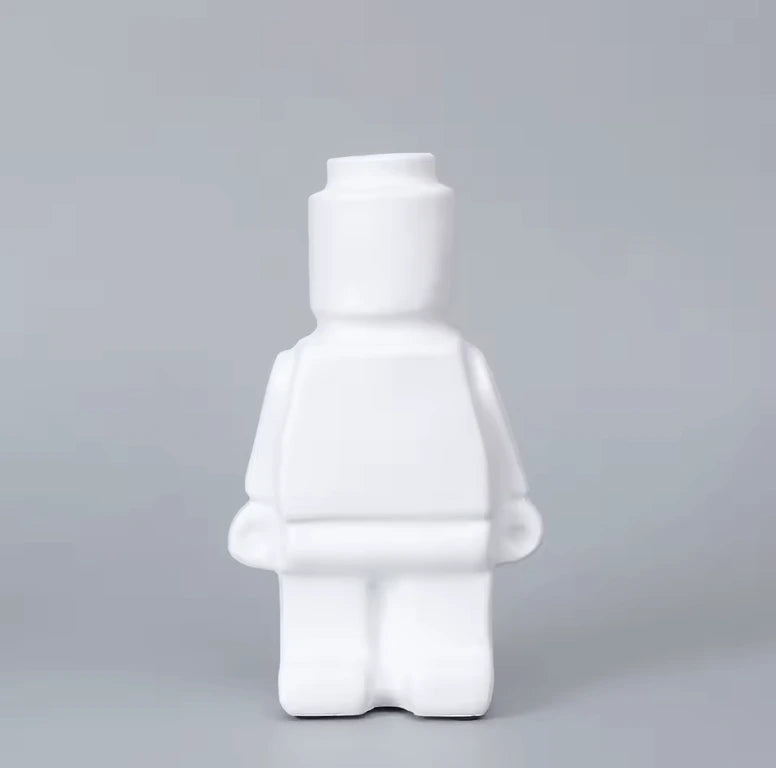 Nordic Robot Ceramic Vase