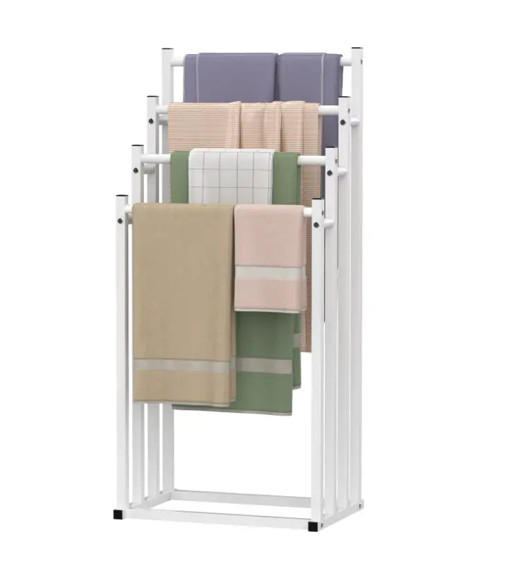 4-Tier Freestanding Towel Rack | Bathroom Organizer