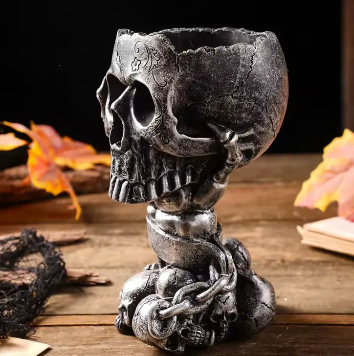 GrimHand™ Skull Vase