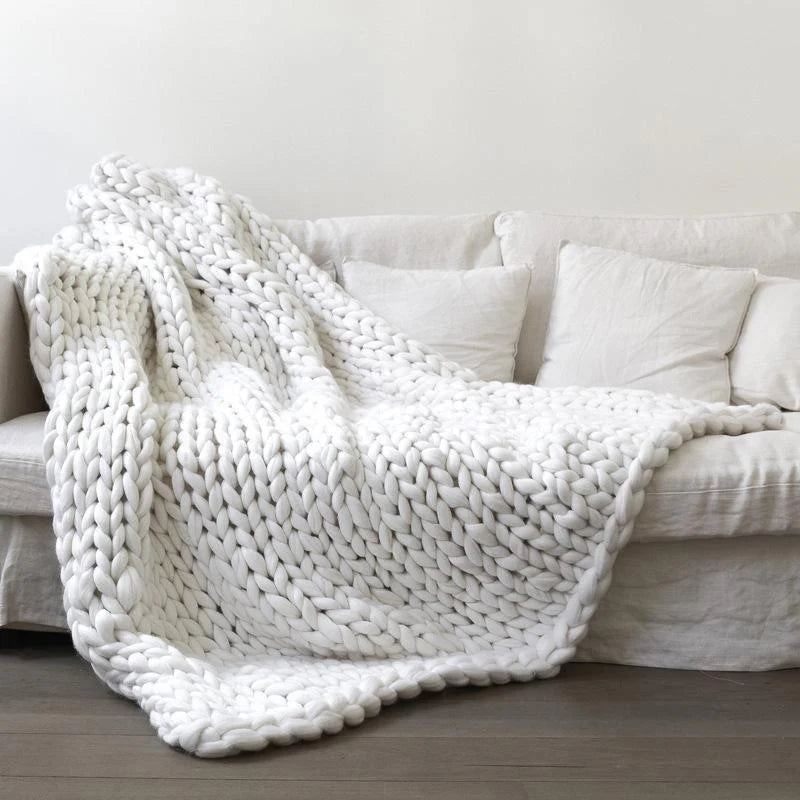 Cozy Cloud Knit Throw