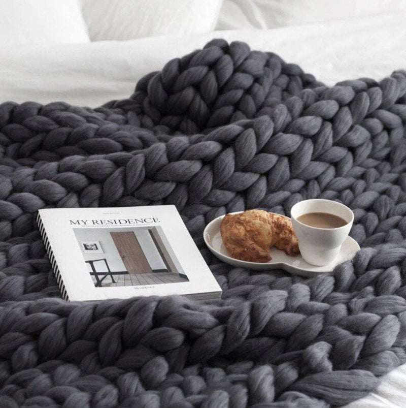 Cozy Cloud Knit Throw