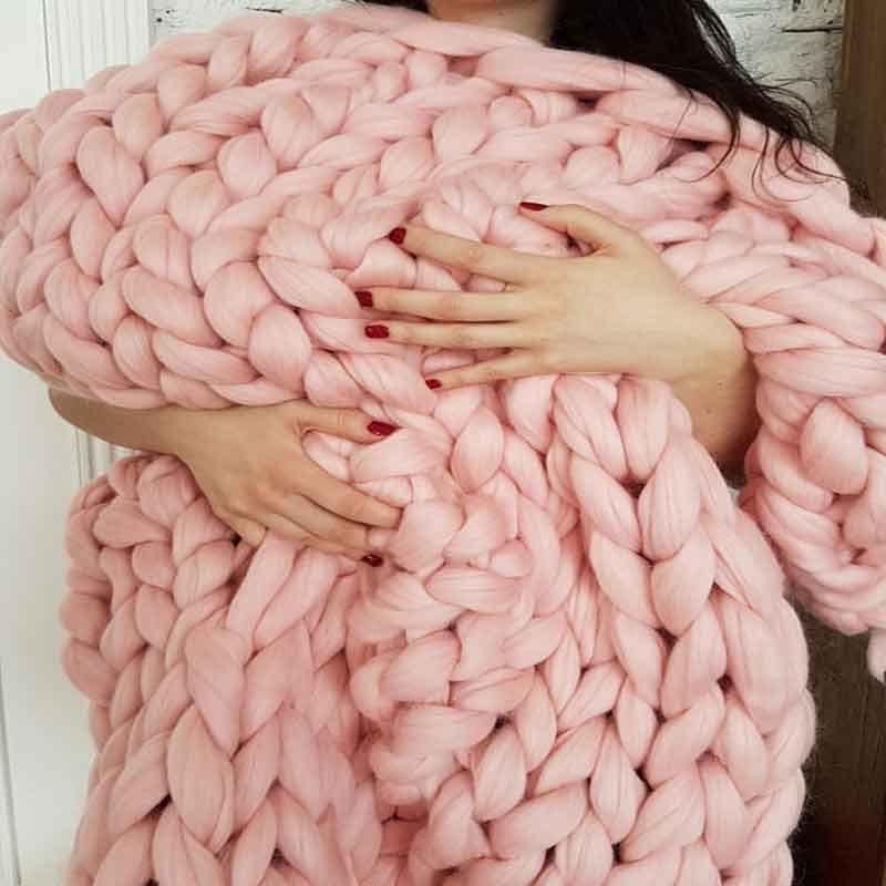 Cozy Cloud Knit Throw