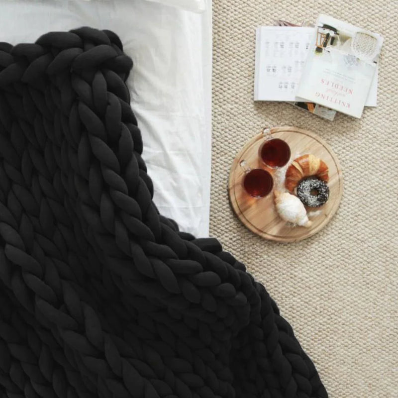 Cozy Cloud Knit Throw