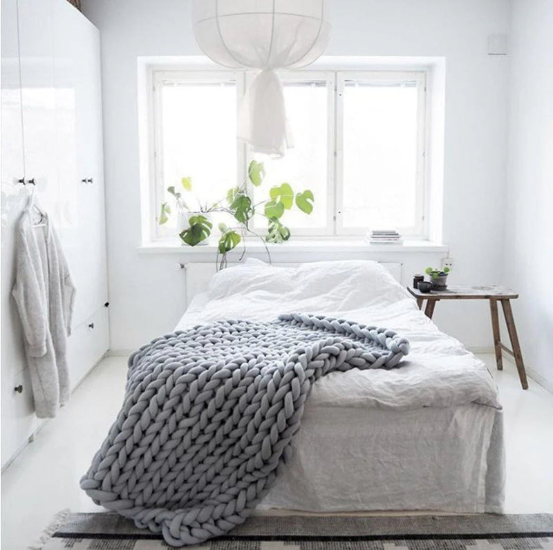 Cozy Cloud Knit Throw