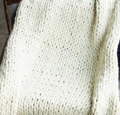 Cozy Cloud Knit Throw