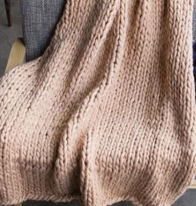 Cozy Cloud Knit Throw