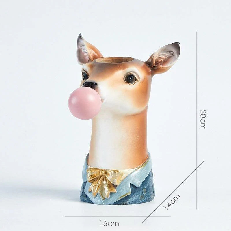 Wild Bubblegum Creature Vase