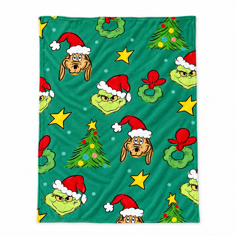 WhimsyNest™ Holiday Fleece Blanket