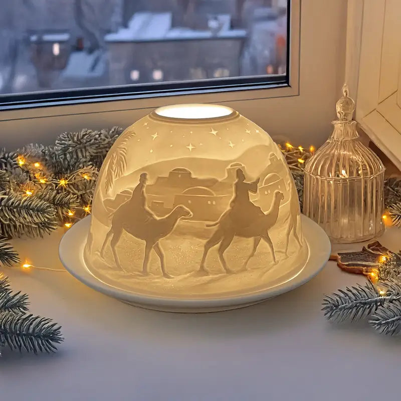 StarryDome™ - Porcelain Candle Holder