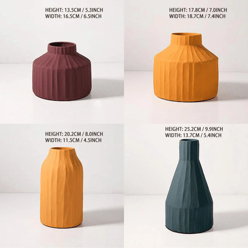 Morandi Muse Textured Ceramic Pots