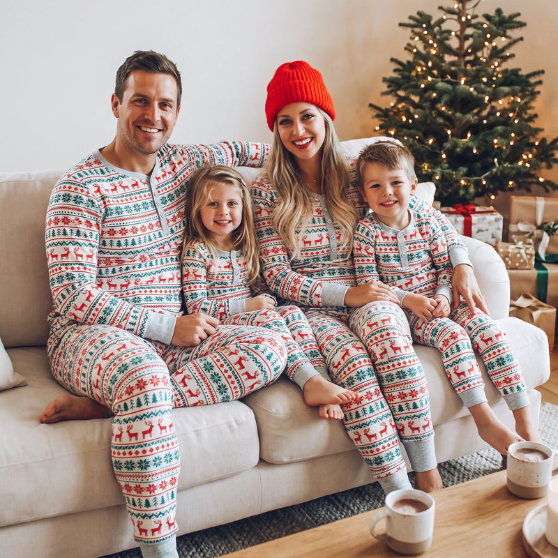 Nordic Knit Family Christmas Pajamas