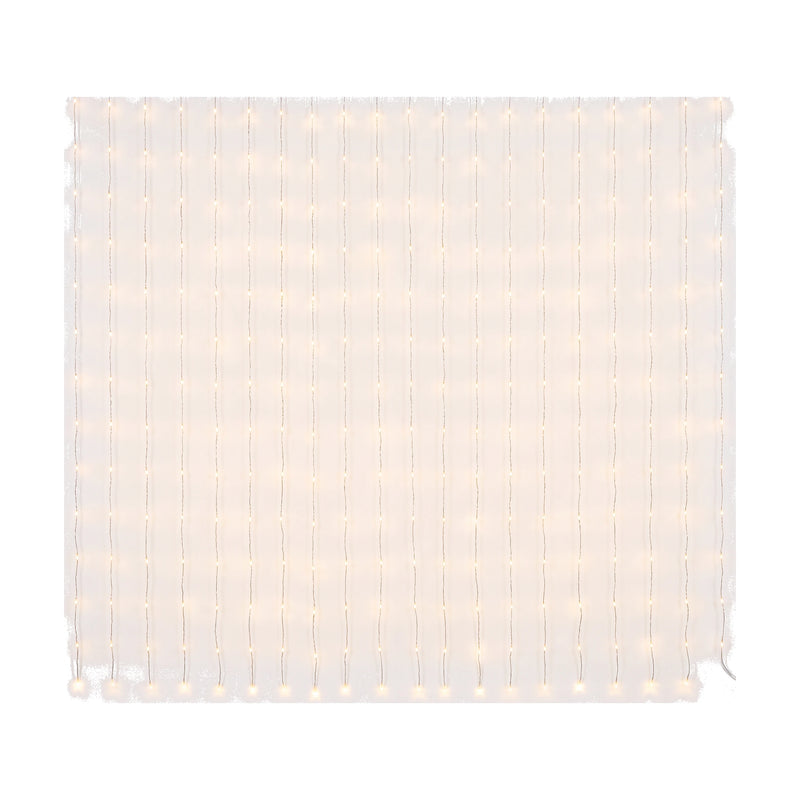 10 ft LED Curtain String Lights with Remote Control and USB Power