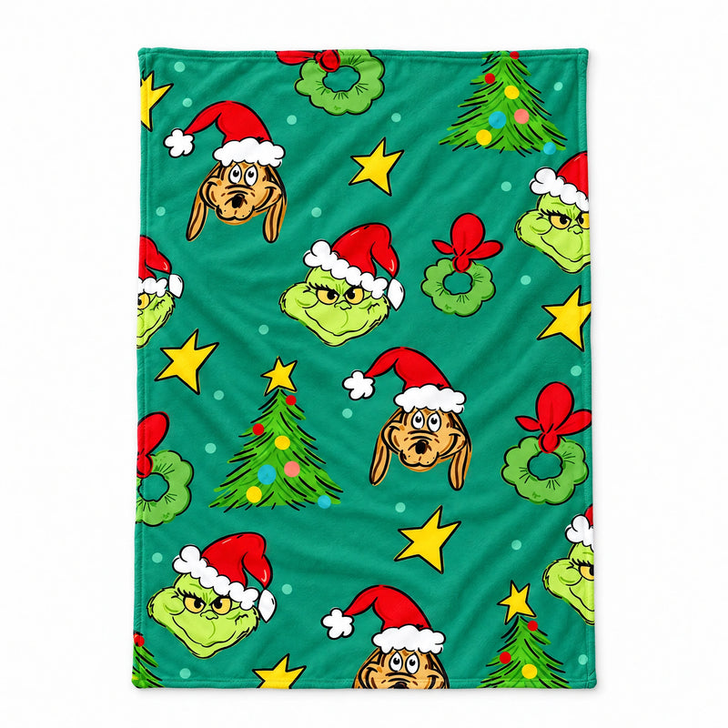 WhimsyNest™ Holiday Fleece Blanket