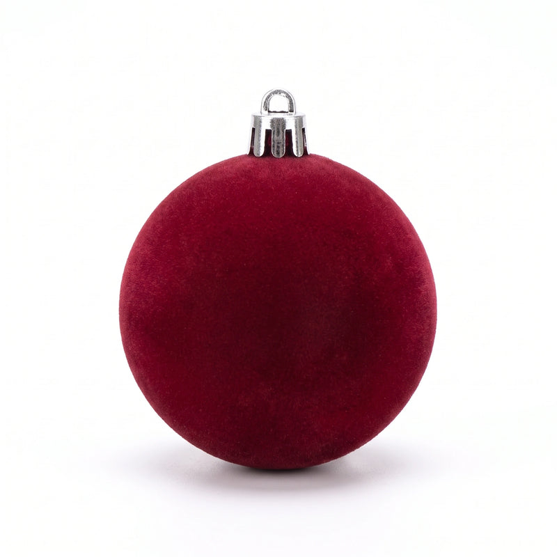 VelvetHearth™ 30-Piece Flocked Ornament Set