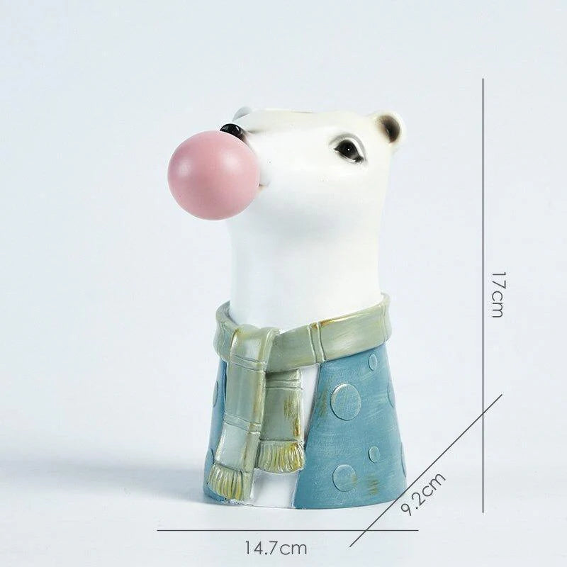 Wild Bubblegum Creature Vase
