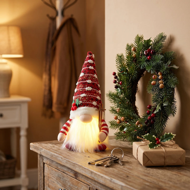 MerryNest™ LED Christmas Gnome Figurine