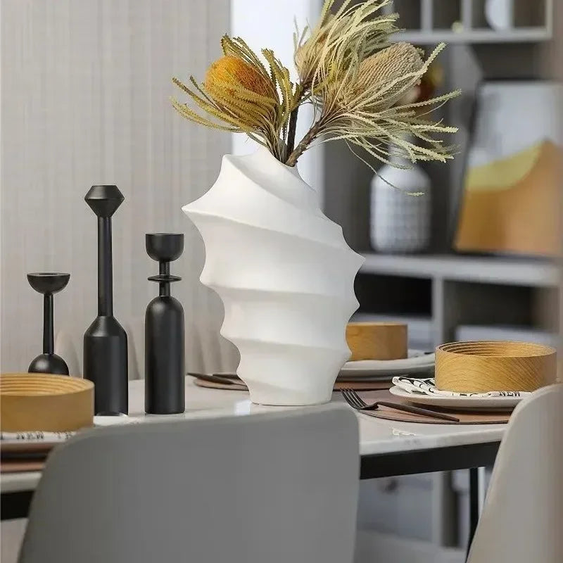 Black Taper Candle Holders