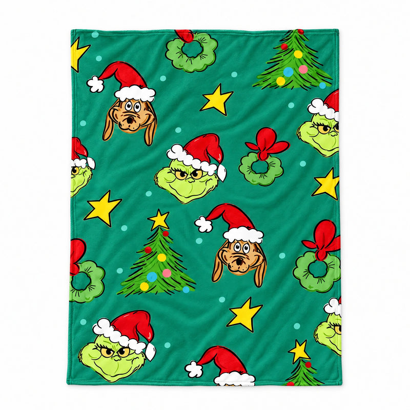 WhimsyNest™ Holiday Fleece Blanket