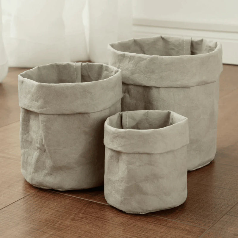 Vintage Fabric Planter Basket Regular price