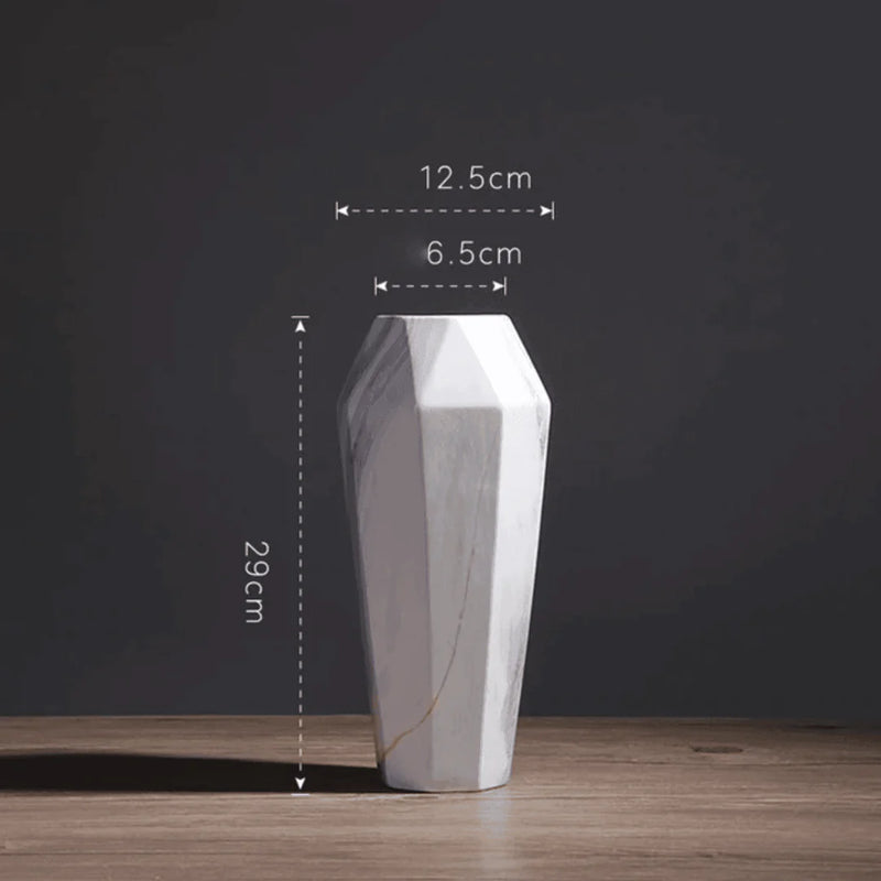 MarbleMosaic™ Modern Vase