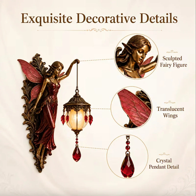 Aetheria™ - Enchanted Fairy Glow Wall Lamp