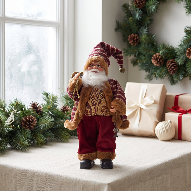 MerryNest™ Plush Santa Claus Decor 12 in
