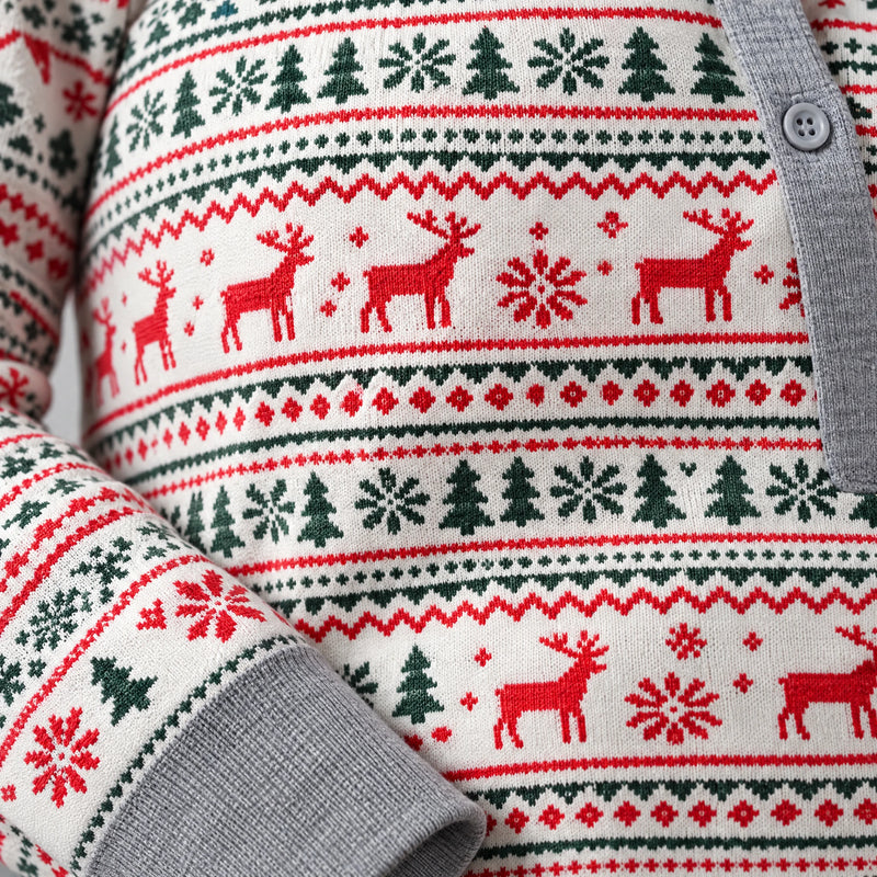 Nordic Knit Family Christmas Pajamas