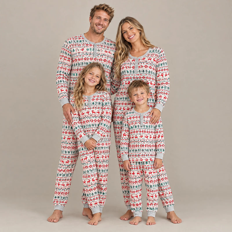 Nordic Knit Family Christmas Pajamas