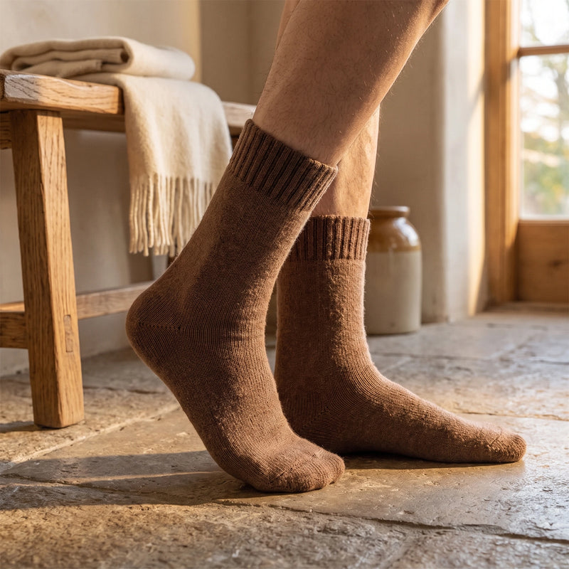Fleece-Lined Thermal Crew Socks