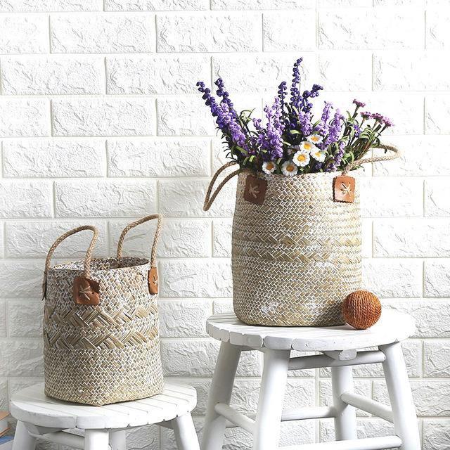 Textured Storage Bins with Grips