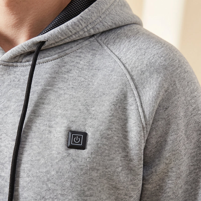 Men's USB Heated Pullover Hoodie