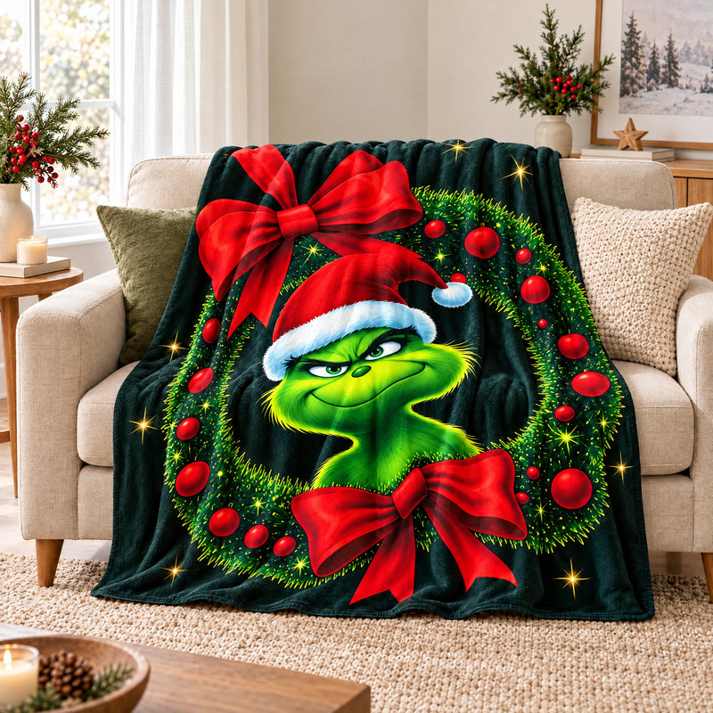 WhimsyNest™ Holiday Fleece Blanket