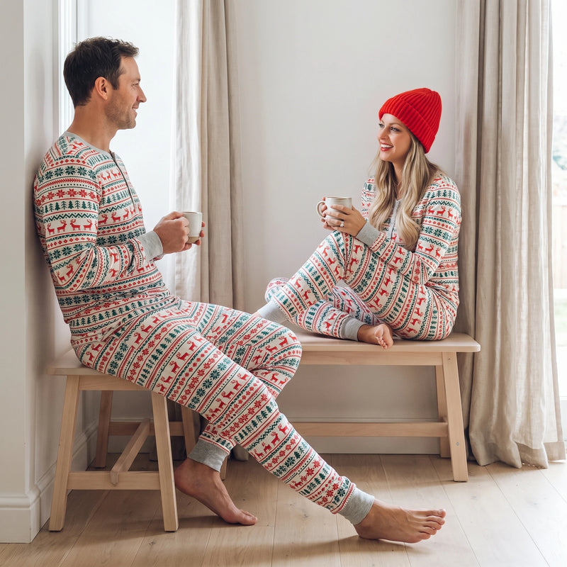 Nordic Knit Family Christmas Pajamas