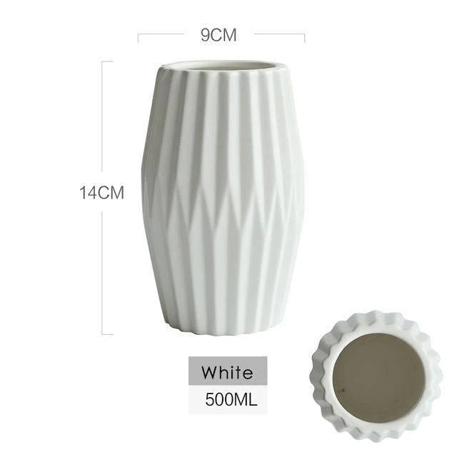 Sakura Grace Ceramic Vases